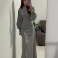 thumbnail image 5 of Vestidos largos estilo Arabia Saudita para mujer 2024 nuevos vestidos de noche musulmanes de manga larga azules abaya, 5 of 5