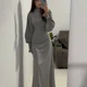 thumbnail image 5 of Vestidos largos estilo Arabia Saudita para mujer 2024 nuevos vestidos de noche musulmanes de manga larga azules abaya, 5 of 5