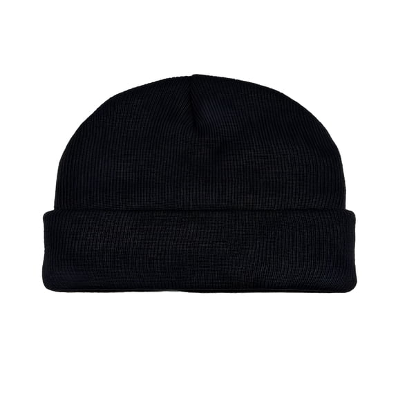TELOLY Men'S Arctic Cuff Knit Beanie, Warm Winter Hats for Men, Winter Beanies for Men, Black Soot