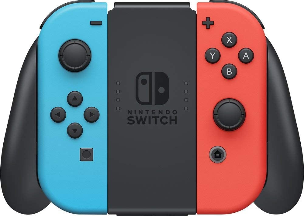 Nintendo Switch 32GB Console Video Games, Neon Red/Neon Blue