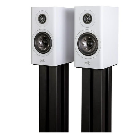 Polk Audio - Polk Reserve R100 Bookshelf Speaker, 1" Pinnacle Ring Tweeter & 5.25" Turbine Cone Woofer (Pair) - White - image 2