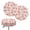Cherry Bow Pattern, variant on HUIACONG Waterproof Stool Cushion, Colorful Daisy Pattern Polyester Elastic Chair Seat Cushion Slipcover for Kitchen Counter
