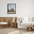 thumbnail image 2 of Peaceful Country Barn Farmland Landscape Photograph Jet Black Framed Art Print Wall Art, 2 of 6