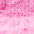 thumbnail image 5 of Byoo Newborn Girl Tutu Dresses Carnival Solid Color Full Sleeve Lace Fluffy Mini Dress with Flower Headband Kids Sweet Clothes, 5 of 6