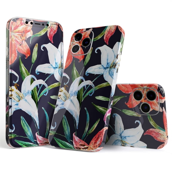 DesignSkinz Tropical Summer Floral v3 Full-Body Skin Decal Wrap Cover for iPhone 16