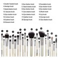 thumbnail image 5 of 26-27 Make Up Brushes,22 Pcs Professional Makeup Brush Set Travel Brush, 5 of 5