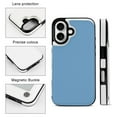thumbnail image 2 of Compatible with iPhone 11 12 13 mini 14 15 16 Pro Max Plus Wallet Case with Card Holder, PU Leather Kickstand Card Slots Case ( Iceberg BLUE, iPhone 12 Pro Max), 2 of 7