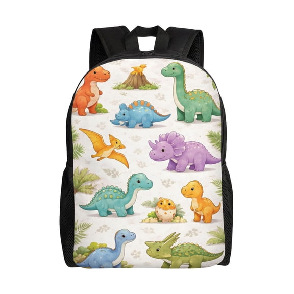 Cute Dinosaur Backpack Large Capacity Laptop Bag for Men and Women