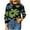 Black, variant on Women's Multi-Color Large Floral Print Sweater - Cozy Warm Winter Casual Daily Wear