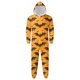 thumbnail image 2 of Halloween Family Pajamas Funny Bats Zipper Hooded Jumpsuit Matching Family Pjs Sleepwear, 2 of 4