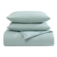 thumbnail image 3 of True Comfort + Mill & Thread Waffle Comforter Set, King - Aqua, 3 of 8