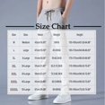 thumbnail image 3 of DayScoop Plus Size Pants for Men Plain Trousers Summer Fashion Casual Comfy Pocket Bandage Drawstring Full Length Pants, 3 of 4