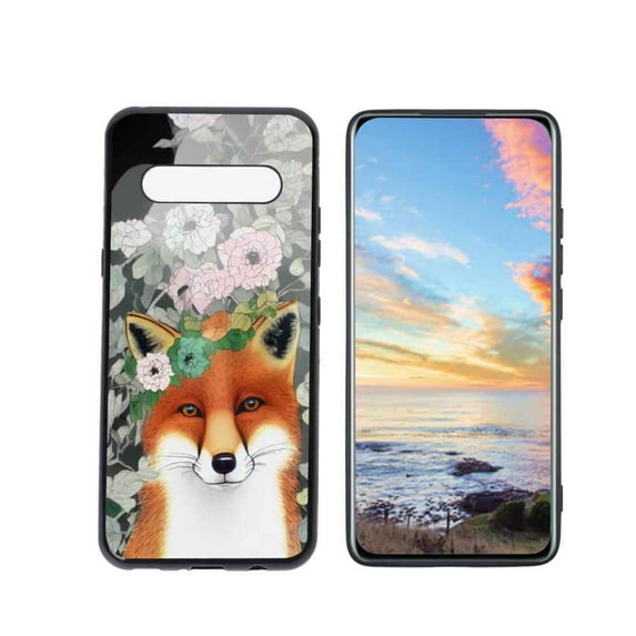 Compatible with LG V60 ThinQ 5G Phone Case, Fox-140 Case Men Women, Flexible Silicone Shockproof Case for LG V60 ThinQ 5G