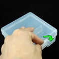 thumbnail image 2 of Xuanheng 2xClear AAA Plastic Battery Storage Case/Organizer/Holder Holds 100x AAA , Clear, 3 Pcs, 2 of 8