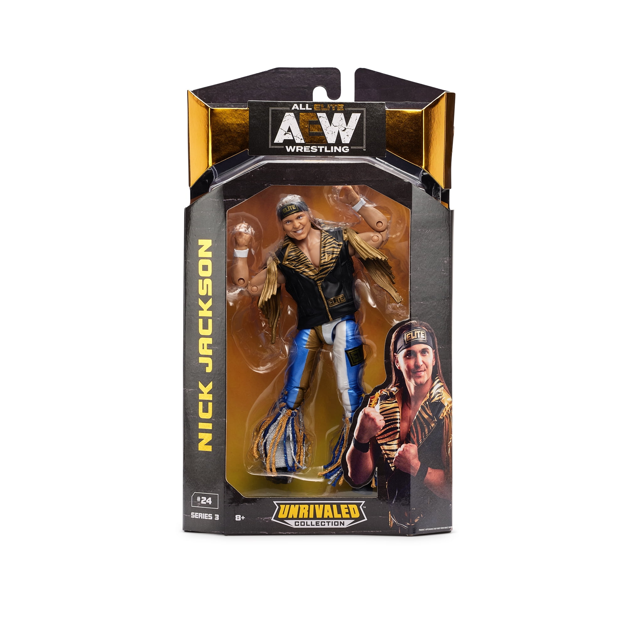 AEW Unrivaled Series 3 Young Bucks Matt Jackson Action Figure In Hand FREE SHIP! 