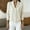 Beige, variant on Beige Women's Oversized Long Sleeve Pullover Sweaters Crew Neck Neck Button Soft Lightweight Long Sleeve Sweater, Basic Knit Pullover for Casual Daily Wear, Business, Travel and Everyday Layering XL