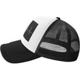 thumbnail image 3 of Havanese Dog Heartbeat Breathable Mesh Baseball Cap Adjustable Lightweight Trucker Hat Black, 3 of 7