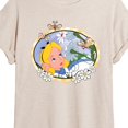 thumbnail image 3 of Alice in Wonderland - Alice Daisies - Juniors Oversized Graphic T-Shirt, 3 of 5
