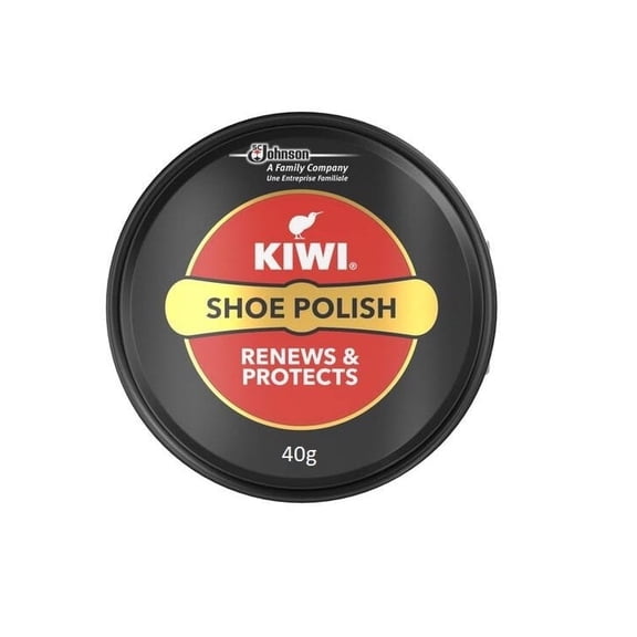 ILTEXP Kiwi Shoe Polish Paste Black 1.35 oz fl (Pack of 1)