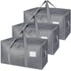 thumbnail image 1 of 3 Pack 90L Large Moving Bags, Waterproof Clothes Storage Bags Large Storage Bag, 1 of 5