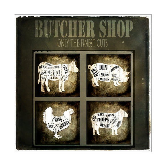 LightBoxJournal 'Butcher Shop V' Canvas Art