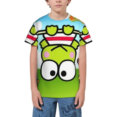 

Keroppi Teenagers Gifts For Teen Boys & Girls Short Sleeve Classic Fit T-Shirt，Sizes Xs-Xl