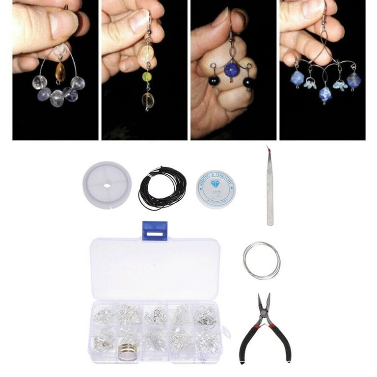 Jewelry Making Kits for Adults DIY Jewelry Making Tool Kit Supplies Kit Jewelry Repair Tools with Accessories, Adult Unisex, Size: 13