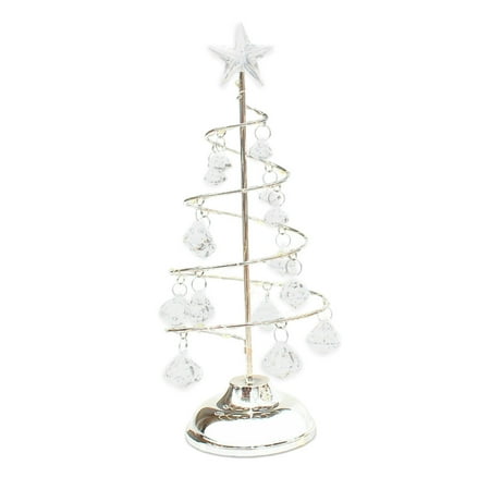 

Peryerana Mini Christmas Tree LED Night Light Home Bedroom Table Xmas Nightlight Decoration Garden Lighting Ornament Silver Large