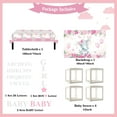 thumbnail image 4 of Baby Shower Decorations, Baby Girl Gender Reveal Party Supplies Set Kit with Baby Boxes Letters It's a Girl Backdrop Tablecloth Balloons for Baby Girl Shower Party Decor, 4 of 6