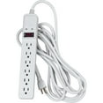 thumbnail image 3 of (4 pack) Fellowes Basic Home/Office Surge Protector, 6 Outlets, 15 ft Cord, 450 Joules, Platinum -FEL99036, 3 of 4