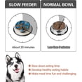 thumbnail image 3 of Slow Feeder Dog Bowls Insert, Cuttable Dog Slow Feeder with Suctions, Slow Eating Feeder Insert for Large Small Breed, Medium Size Dogs, Anti-gulping Cat Slow Feeder (Blue), 3 of 7