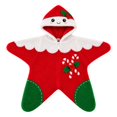 thumbnail image 3 of Otqutp Infant Xmas Starfish Flannel Crawling Suit Full Zip Hooded Newborn Romper Baby Plush Long Sleeve Bodysuit Warm Winter Outfit, 3 of 3