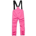 thumbnail image 4 of dgysar Kids Snow Bib - Insulated Waterproof Bib Snow Pants with Secure Zip Cuff - Winter Pants For Girls and Boys Pink L, 4 of 4