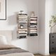 thumbnail image 2 of Estantes flotantes invisibles para pared 6 niveles carga metal 90 libras estantería flotante torre libro vertical organizadores libros, 2 of 7