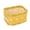 Yellow, variant on Beautynvta Rectangle Storage Baskets for Organizing, Foldable Portable Sturdy Storage Bins with Handles for Makeup Books Gift Toy, 6" x 8" x 4.7", Green