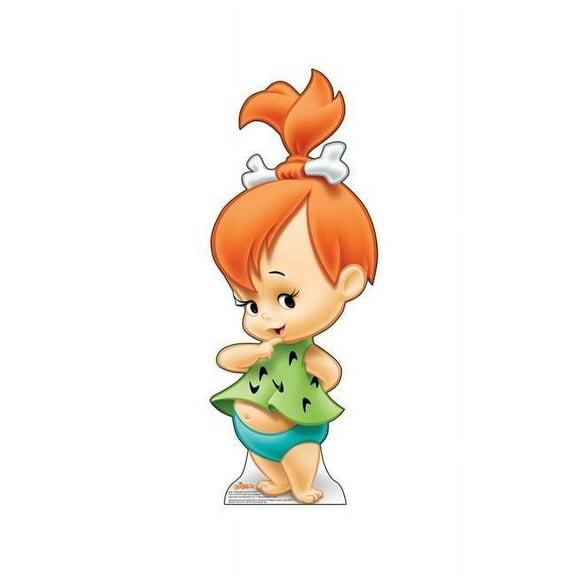GiftsGoneWild Single-Sided Print Pebbles Flintstone Cardboard Stand-Up, 30" x 11"