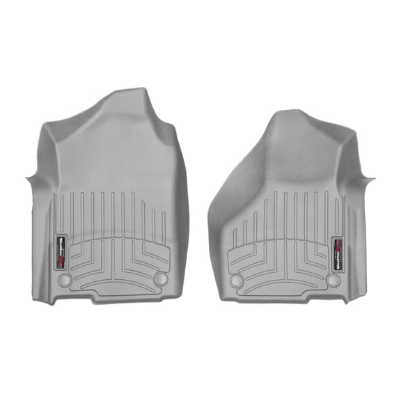 WeatherTech Custom Fit FloorLiners compatible with Ram 4500/5500, Ram Truck 2500/3500 - 1st Row (Driver & Passenger), Grey