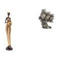 thumbnail image 1 of Estatuas de mujeres,Estatuas y esculturas africanas Tienda de estatuas de mujeres,Figuras de búho,Figuras de búho,animales artificiales,artesanías,decoración del hogar,Figura en miniatura, 1 of 8