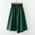 thumbnail image 2 of Vedolay Casual Skirts For Women Women's Maxi Skirt with Pockets,Green A, 2 of 4