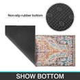thumbnail image 7 of 2 Piece Bohemian Light Pink Carpet Rug Kitchen Rug Set, Decor Kitchen Rugs, Absorbent Non-Slip Washable Floor Mats, Home Indoor Runner Rugs 17"x47"+17"x30", 7 of 7