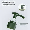 thumbnail image 4 of Nkmbld 100ml Plastic Soap Dispenser Bottle Green Flat Squares Push to Filling Bottle for Shampoo Shower Gel Hand Soap Care Products Travel Portable Packaging, Green, 4 of 8