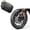 Black, variant on Motorcycle Disc Brake Lock with Alarm, Anti-Theft Disk Lock with 1.2m Reminder Cable, for Scooter and E-bike Security