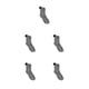 thumbnail image 3 of Guardurnaity Cake Sock Coral Fleece Hosiery Christmas Gift Colorful Thicked Sleeping Home Ropa para mujer niña negro Negro 5piezas, 3 of 6