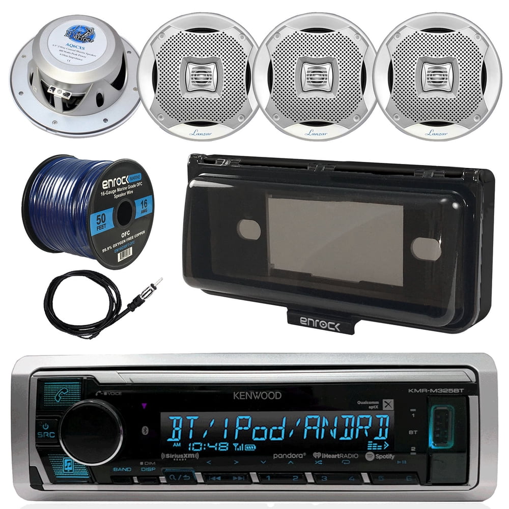 Kenwood KMRM325BT InDash Marine Boat Audio Bluetooth USB