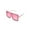 Pink, variant on FEISEDY Oversized Sparkling Crystal Sunglasses Disco Diamond Flat Top Fashion Square Large Shades B2782