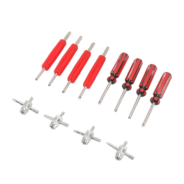 Herramienta de extracción de vástago de válvula de neumático, 12 piezas, herramienta de instalación y reparación de válvula de neumático, herramienta para núcleo de válvula, artesanía excepcional