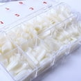 thumbnail image 2 of Visland Coffin Nails Natural Ballerina False Nails Tips Long Full Cover Acrylic Fake Nails 500pcs 10 Sizes Manicure Tool with Box, 2 of 7