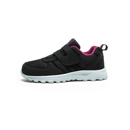 

Daeful Unisex Walking Shoes Comfort Sneakers Breathable Flats Comfortable Lightweight Athletic Shoe Running Trainers Women s Black Rose Red 5.5