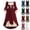 Wine, variant on POIUYTR Women's 3/4 Sleeve Renaissance Dresses Off the Shoulder Medieval Swing Dress for Halloween Holiday Peasant Costumes S-3XL,Wine