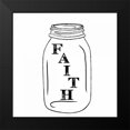 thumbnail image 2 of Murdock, Ramona 12x12 Black Modern Framed Museum Art Print Titled - Faith, 2 of 5